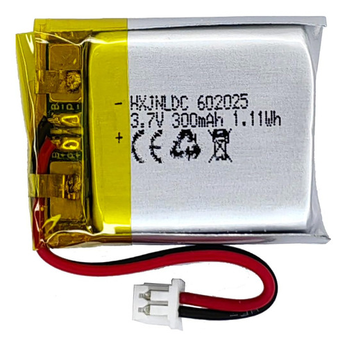 Dc 3.7v 300mah 602025 Rechargeable Lithium Polymer Batt...