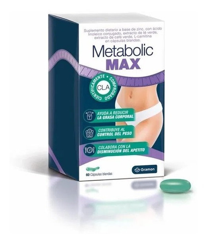 Metabolic Max Suplemento Dietario 60 Capsulas