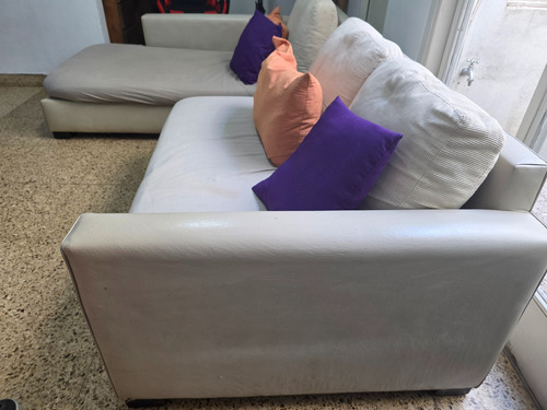 Sillón Esquinero Beige Liso (Usado)