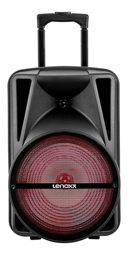 Caixa De Som Amplificada Ca340 Bluetooth Led 300w Lenoxx Cor Preto 110V/220V