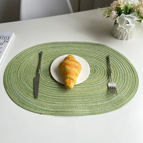 6 Tapetes De Mesa Ovalados Creativos Para Almohadilla Aislan