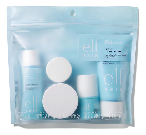 Set De Cuidado De La Piel E.l.f. Jet Set, Kit De Hidratación