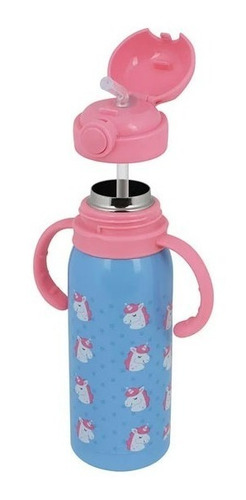 Caramañola Botella Termica Infantil Mor 450ml Resistente