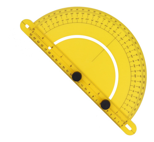 Regla Angular Semicircular Universal Para Carpintería