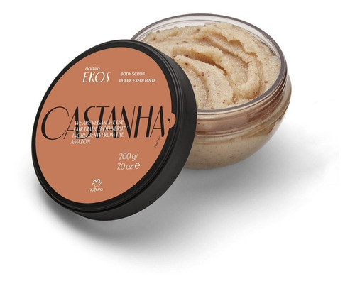 Pulpa Exfoliante Corporal Castaña Natura Ekos