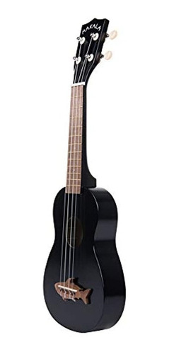 Kala Mk-ss / Blk Ukelele Soprano De Tiburón Makala (negro) T