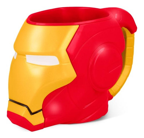 Iron Man Taza Infantil Cabeza 3d Plástica 290 Ml 1042