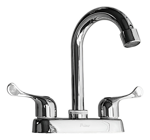 Mezcladora Para Lavabo 4puLG 1/4 De Vuelta Iusa Acabado Cromado Color Plateado
