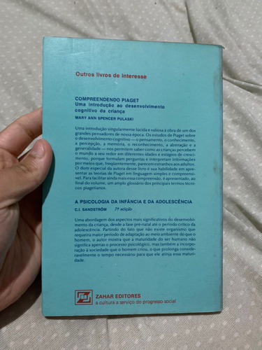 Livro O Desenvolvimento Psicológico Da Criança- Paul Mussen (Usado)