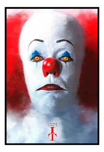 Cuadro Premium Poster 33x48cm Stephen King It Pennywise