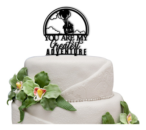 Cake Topper Letrero Para Pastel  Up Aventura