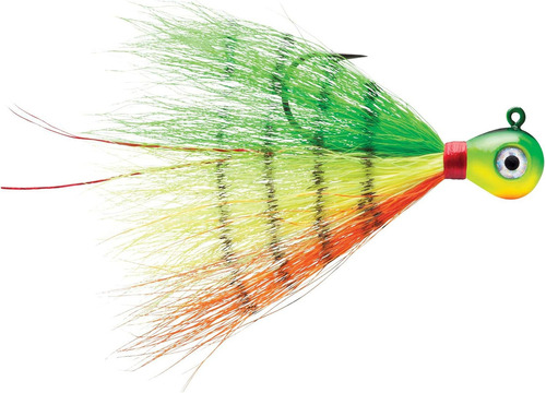 Vmc Bucktail Jig 1/4 Firetiger, Multicolor, Bkj14-ft