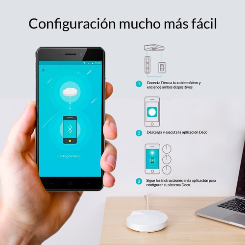 Imagen 3 de 7 de Extensor Wifi Mesh Deco M5 3 Nodos Puertos Gigabit Tp-link