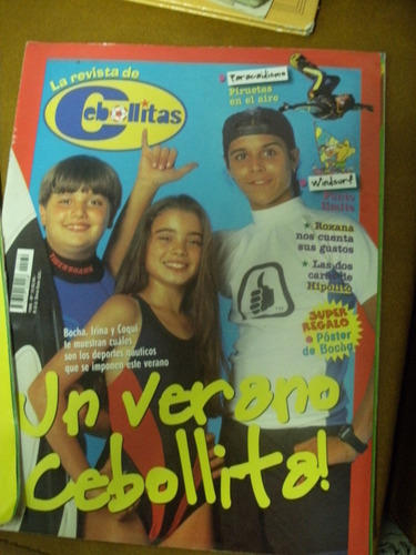 Lote X 3 Revistas Cebollitas Futbol 1998 N 8-10-13 Telefe! (Usado)