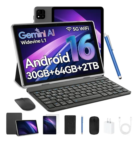 Tablet Ehfidc A30 Pro Android 16 10.1 30 Gb Ram 64 Gb Preto