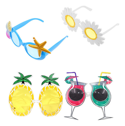 Óculos De Sol Divertidos Em Formato De Abacaxi Havaiano