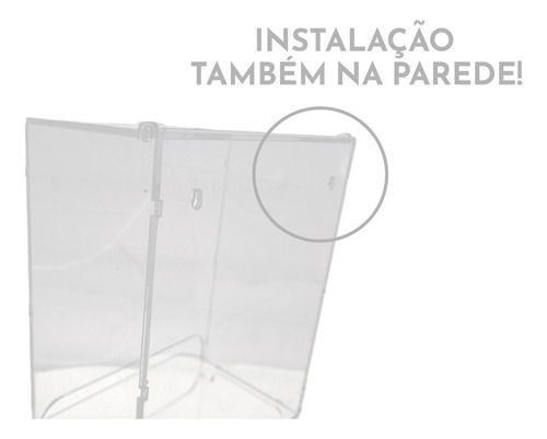 Porta Organizador Caixa Fralda Quarto Bebe Acrílico