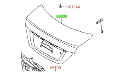 Maletera Original Hyundai Accent Rb 2011 2020