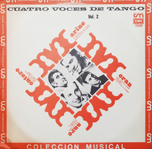 Marino - Maure - Moran - Montero - 4 Voces Del Tango B Lp