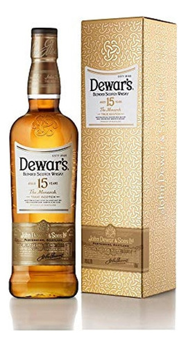 Whisky Estuche Lata Dewars 15 Años Blended Scotch X1000cc