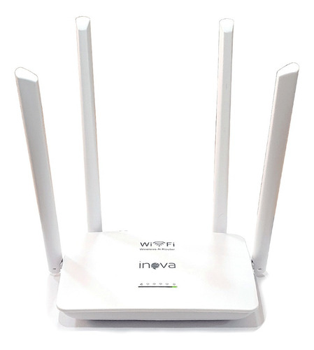 Roteador Inova 300 Mbps Branco Rou 6011 Wifi 4 Ant 110/220v