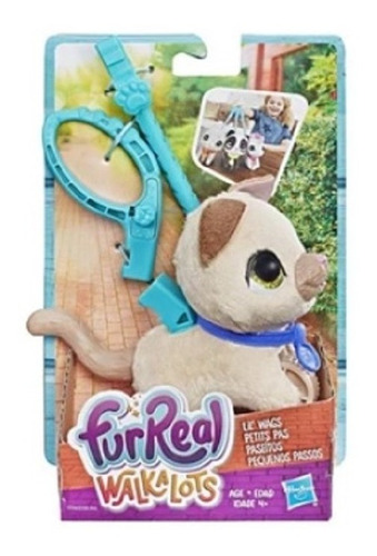 Cachorro Dog Creme Fur Real Walkalots Pelúcia Hasbro Criança