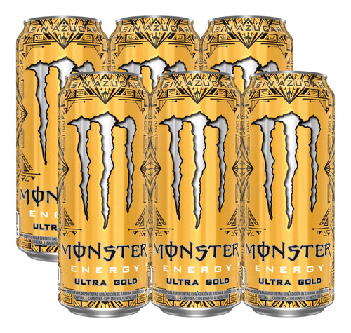 Bebida Monster Energy 473ml Pack X6 - Elije Tu Sabor