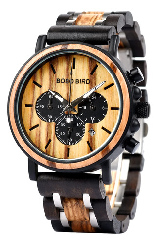 Relojes De Madera Para Hombre Bobo Bird Reloj De Madera Livi