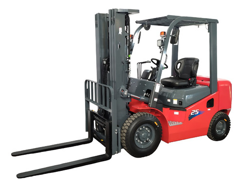 Empilhadeira Prolift Pl25 Diesel Triplex Com Deslocador