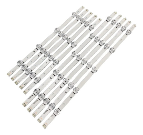 10 Tiras A/b Con 5 Y 4 Leds Para Tv LG   50lf5800 50lf6000 