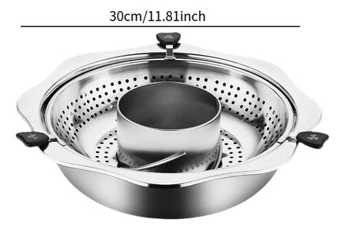 . Conjunto De Panela De Sopa Chinesa Para 30cm Sem Socos