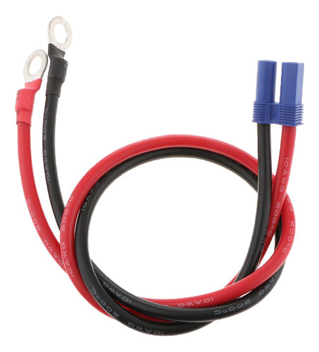 2 Cable Adaptador De Extensión Dc 12-24v 60a Ec5 Con