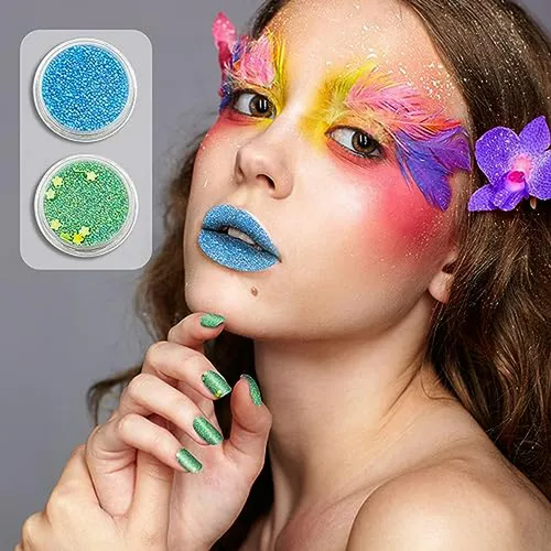 Nail Art Caviar Beads, 12 Colores En Cajas Micro Mini Micro