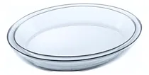 Comprar Set 2 Asaderas Ovaladas Grande Mediana Vidrio Templado