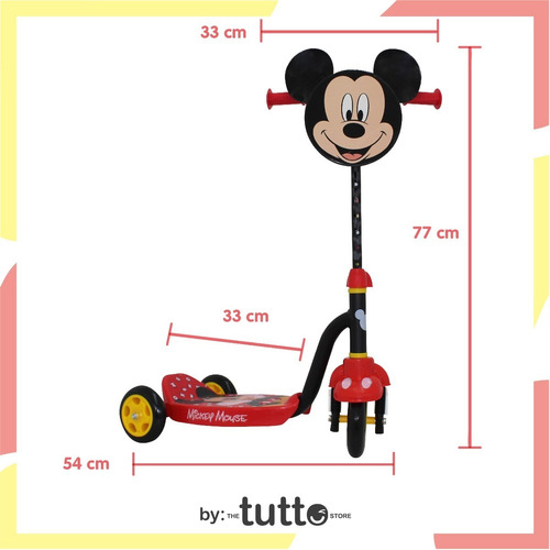 Imagen 7 de 9 de Tri Scooter Mickey Mouse Flying Wheels