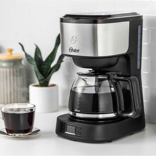 Cafetera Oster Bvstdc10ss Automática Plateada De Filtro 220v