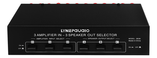 Convertidor De Audio Lynepauaio Switch Splitter 3 De 300 W