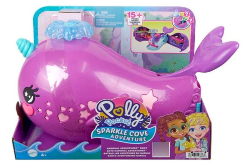 Polly Pocket Set De Juego Narval Mágico Bahía Mágica