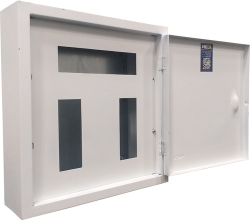 Quadro Distribuição Sobrepor Com Kit Trifásico 16c Din 100a Cor BRANCO RAL 9003 - WEG