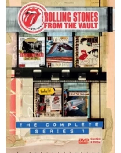 Rolling Stones -from The Vault Box C/ 5 Dvds -originais