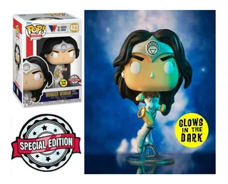 Funko Pop Wonder Woman White Lantern Glow In The Dark