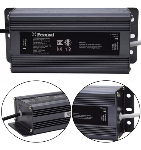 Fuente Switching Exterior Pronext 12v  4a 4000ma Certificada