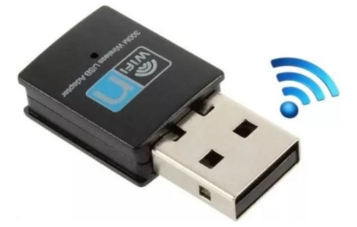 Adaptador Nano Placa Usb 2.4ghz Wifi 300mbps 802.11n