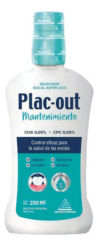 Plac-out Mantenimiento Enjuague Bucal 250 Ml