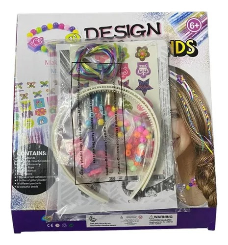 Set Para Hacer Cintillos Y Pulseras Para Niñas