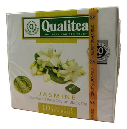 Te Qualitea - Te Negro - Jazmin 20 Gr. (10 X 2 Gr.)