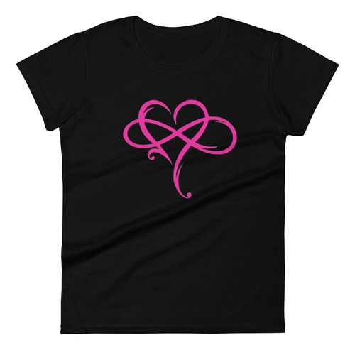 Playera Corazón Estilógrafo Rosa, Corazon Trazado Heart Amor