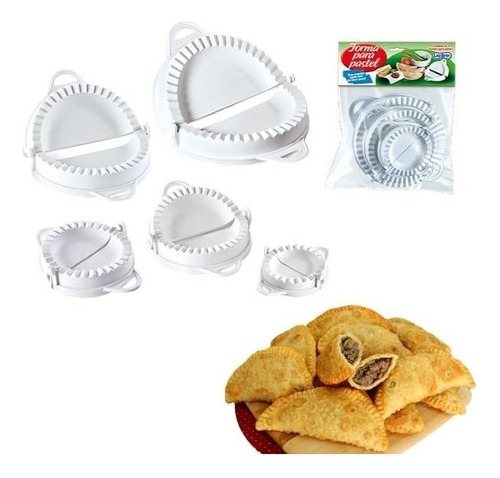 Fogazza Pastel Close con 5 formas y kit de 8 colores blancos de Coxinha Factory