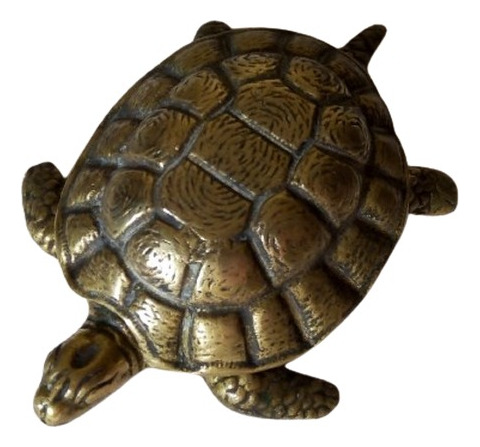 Cenicero Tortuga De Bronce