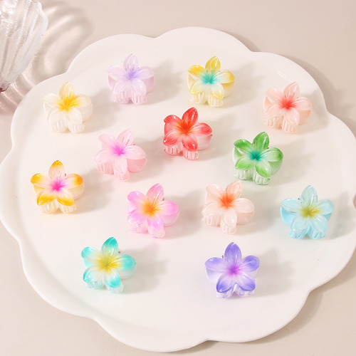 Pinza De Pelo Con Forma De Flor De Color Caramelo Para Mujer